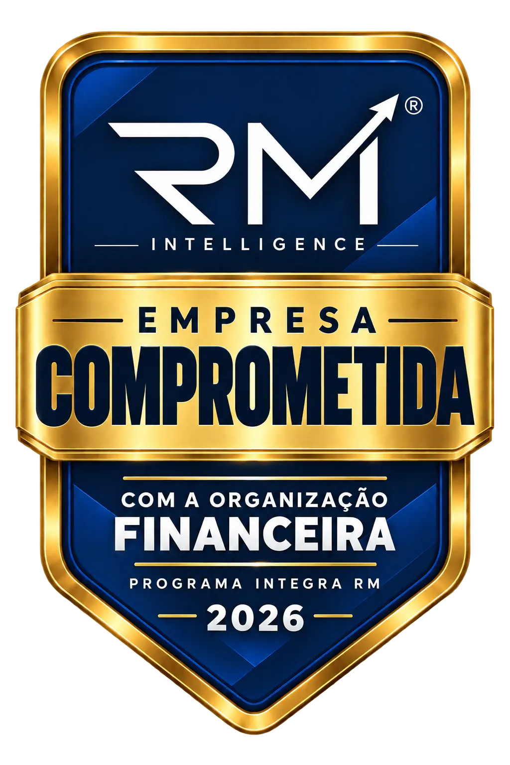 Selo Empresa Comprometida com a Organização Financeira